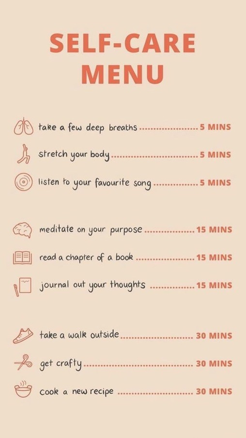 selfcaremenu