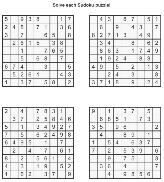 sudoku